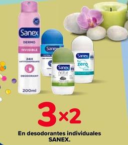 Oferta de Sanex - En Desodorantes Individuales en Carrefour
