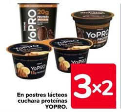 Oferta de Yopro - En Postres Lacteos Cuchara Proteinas en Carrefour