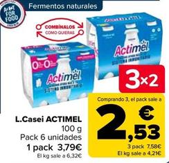 Oferta de Actimel - L.casei por 3,79€ en Carrefour