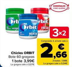 Oferta de Orbit - Chiles por 3,99€ en Carrefour