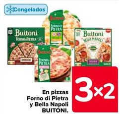 Oferta de Buitoni - En Pizzas Forno Di Pietra Y Bella Napoli en Carrefour