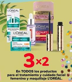 Oferta de L'oréal - En Todos Los Productos Para El Tratamiento Y Cuidado Facial Feminino Y Maquillaje en Carrefour