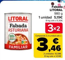 Oferta de Litoral - Fabada por 5,19€ en Carrefour