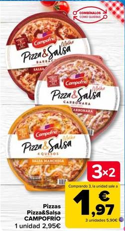 Oferta de Campofrío - Pizzas Pizza&Salsa por 2,95€ en Carrefour