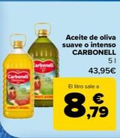 Oferta de Carbonell - Aceite De Oliva Suave O Intenso por 43,95€ en Carrefour