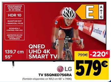 Oferta de Lg - Tv 55QNED756RA por 579€ en Carrefour