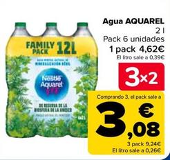 Oferta de Aquarel - Agua por 4,5€ en Carrefour