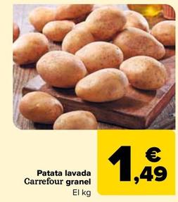 Oferta de Carrefour - Patata Lavada Granel por 1,49€ en Carrefour