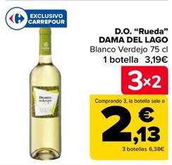 Oferta de Dama Del Lago - D.O. ''Rueda''  por 3,19€ en Carrefour