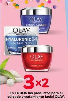 Oferta de Olay - En Todos Los Productos Para El Cuidado Y Tratamiento Facial en Carrefour