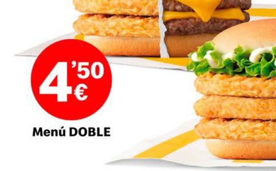 Oferta de  por 4,5€ en McDonald's
