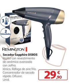 Oferta de Remington - Secador Sapphire D5805 por 29,9€ en Alcampo