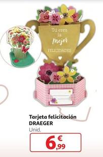 Oferta de Draeger - Tarjeta Felicitación por 6,99€ en Alcampo