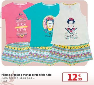 Oferta de Frida Kalo - Pijama Tirantes O Manga Corta  por 12,99€ en Alcampo
