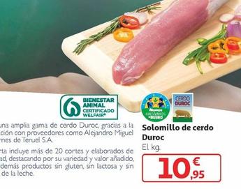 Oferta de Duroc - Solomillo De Cerdo por 10,95€ en Alcampo