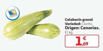 Oferta de Calabacín Granel por 1,69€ en Alcampo