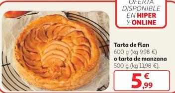 Oferta de Tarta De Flan O Tarta De Manzana por 5,99€ en Alcampo
