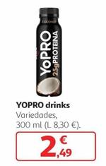 Oferta de Yopro - Drinks por 2,49€ en Alcampo