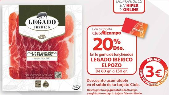 Oferta de Alcampo - Legado Iberico por 3€ en Alcampo