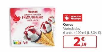 Oferta de Auchan - Conos Variedades por 2,19€ en Alcampo
