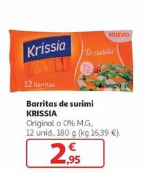 Oferta de Krissia - Barritas De Surimi por 2,95€ en Alcampo