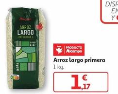 Oferta de Alcampo - Arroz Largo Primera por 1,17€ en Alcampo