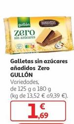 Oferta de Gullón - Galletas Sin Azúcares Añadidos Zero por 1,69€ en Alcampo