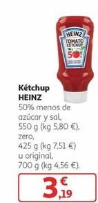 Oferta de Heinz - Kétchup por 3,19€ en Alcampo