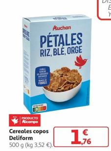 Oferta de Auchan - Cereales Copos Deliform por 1,76€ en Alcampo