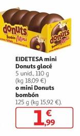 Oferta de Donuts - Eidetesa Mini Glace por 1,99€ en Alcampo
