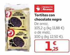 Oferta de Tortitas Con Chocolate Negro por 1,25€ en Alcampo