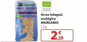 Oferta de Margabio - Arroz Integral Ecológico por 2,19€ en Alcampo