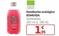 Oferta de Komvida - Kombucha Ecológica por 1,95€ en Alcampo