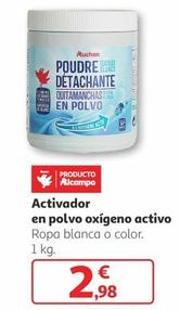 Oferta de Auchan - Activador En Polvo Oxígeno Activo Ropa Blanca / Color por 2,98€ en Alcampo