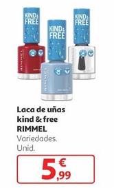 Oferta de Rimmel - Laca De Unas Kind & Free por 5,99€ en Alcampo