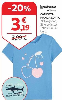 Oferta de Camiseta manga corta por 3,19€ en Alcampo