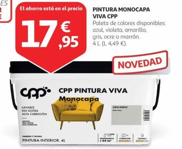 Oferta de Cpp - Pintura Monocapa Viva por 17,95€ en Alcampo