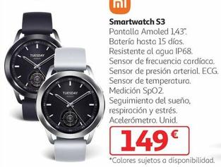 Oferta de Smartwatch S3 por 149€ en Alcampo