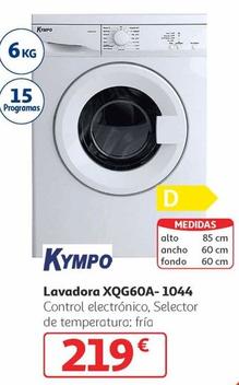 Oferta de Kympo Lavadora XQG60A-1044 por 219€ en Alcampo