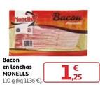 Oferta de Monells - Bacon En Lonchas por 1,25€ en Alcampo