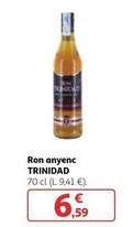 Oferta de Trinidad - Ron Añyenc por 6,59€ en Alcampo