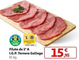 Oferta de Filetes De I.G.P. Ternera Gallega por 15,95€ en Alcampo