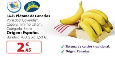 Oferta de I.G.P. Plátano De Canarias por 2,45€ en Alcampo