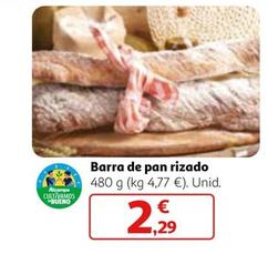 Oferta de Barra De Pan Rizado por 2,29€ en Alcampo