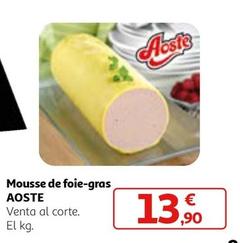 Oferta de Aoste - Mousse De Foie-Gras por 13,9€ en Alcampo