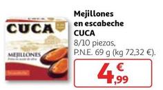 Oferta de Cuca - Mejillones En Escabeche por 4,99€ en Alcampo