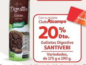 Oferta de Santiveri - Galletas Digestive por 3€ en Alcampo