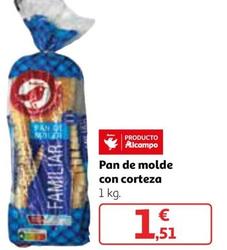 Oferta de Pan De Molde Con Corteza por 1,51€ en Alcampo