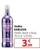 Oferta de Karlova - Vodka por 3,99€ en Alcampo