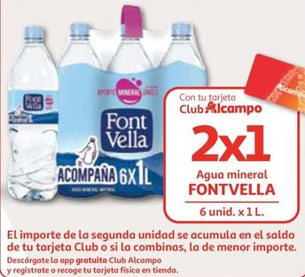 Oferta de Fontvella - Agua Mineral en Alcampo
